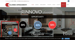 Desktop Screenshot of colombo-arredamenti.com