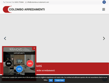 Tablet Screenshot of colombo-arredamenti.com